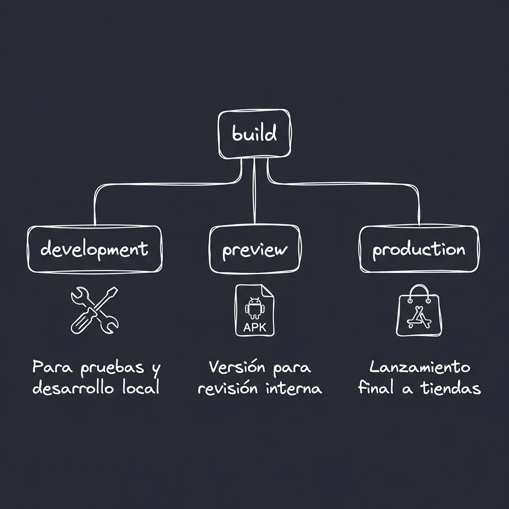 Estructura de perfiles de EAS Build
