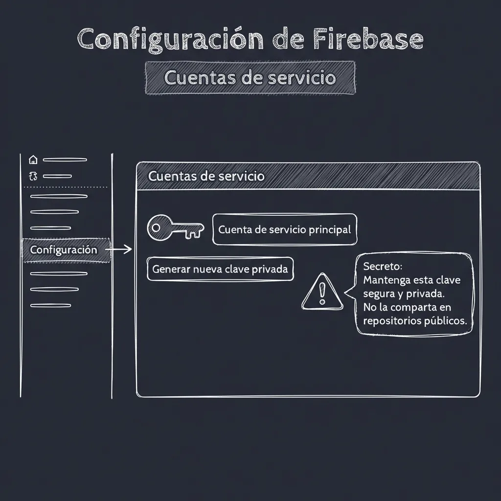 Generar Service Account Key en Firebase