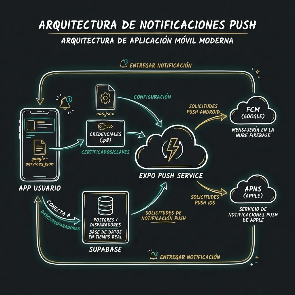 Arquitectura Push Notification
